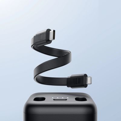13. Joyroom JR-W13 5000mAh Wireless Power Bank for Apple Watch + USB-C and Lightning – Black