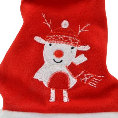 6. CLASSIC SANTA CLAUS HAT 30X40CM REINDEER