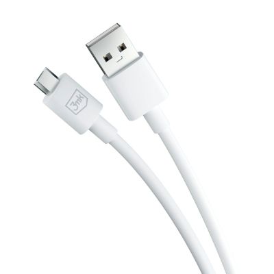 2. 3mk Hyper Cable USB-A / micro USB 5V 2.4A 1.2m - white