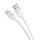 2. 3mk Hyper Cable USB-A / micro USB 5V 2.4A 1.2m - white