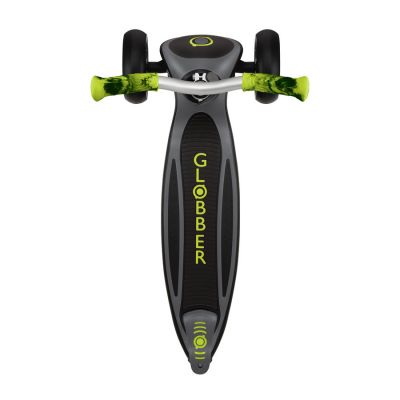 20. Globber Master Prime 3-Wheel Scooter / Black - Lime Green 664-106