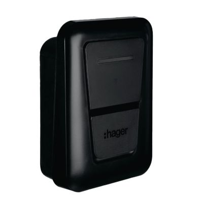 EVCS Hager witty one 11kW 3f RFID Bluetooth charging station with T2 socket