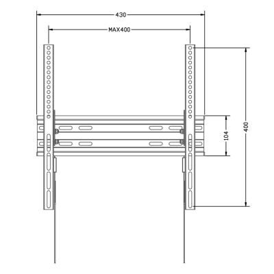 8. MACLEAN TV MOUNT MC-748A