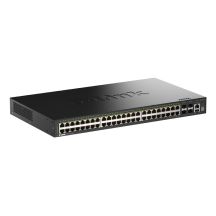 D-Link DGS-1530-52P/E Managed Network Switch L2 Gigabit Ethernet (10/100/1000) PoE Support Black
