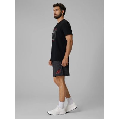 4. Men's regular printed T-shirt 4F 4FRSS26TTSHM4039-20S