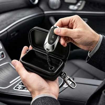 5. Tech-Protect KLR300 Anti-Theft Car Key Case - Black