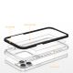 4. Clear 3in1 case for iPhone 14 Pro Max silicone cover with frame red