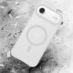 25. 3mk Smoke MagCase for iPhone Air - White-Translucent