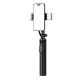 8. Selfie stick WC12YDS 1.3m aluminum alloy telescopic tripod with dual lamp and phone holder - black