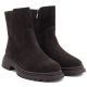 8. Women's leather ankle boots suede chocolate Sergio Leone BT-27