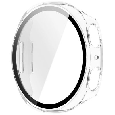 3. Tech-Protect Defense 2-Pack Case for Samsung Galaxy Watch 40mm - Clear Matte Black