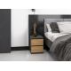 4. Bedside table M2 30x30xH40 anthracite/artisan