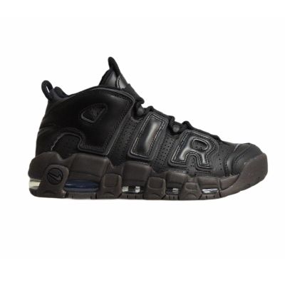 Nike Air More Uptempo Women's Sports Shoes Black Dark Brown - DV1137-001