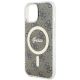 6. Guess IML 4G MagSafe iPhone 15 Plus Case - Brown