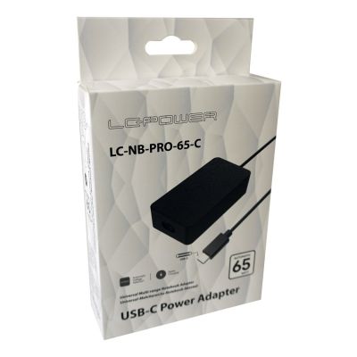 3. LC-Power LC-NB-PRO-65-C Power Adapter/Inverter Internal 65 W Black