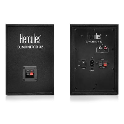 2. Hercules DJMonitor 32 Black Wired 30 W