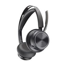 POLY Voyager Focus 2 USB-CC Headset with USB-C/A Adapter and Charging Base