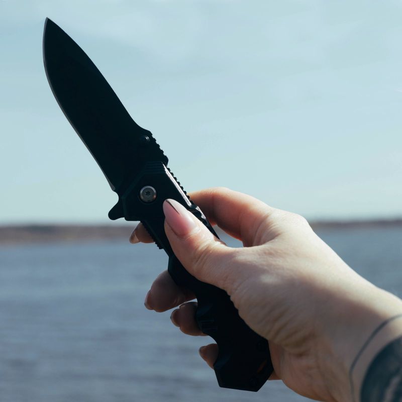 10. Offlander Tactical Survival Folding Knife OFF_CACC_24