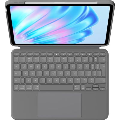 17. Logitech Combo Touch for iPad Air (M2/M3), iPad Air (5th generation) - GRAY - AMERICAN