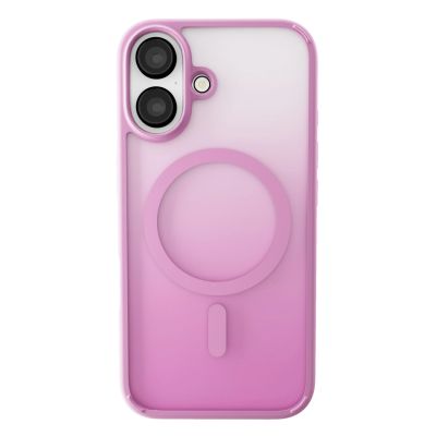 3. Puro Gradient MagSafe Silicone Case for iPhone 16 - Pink