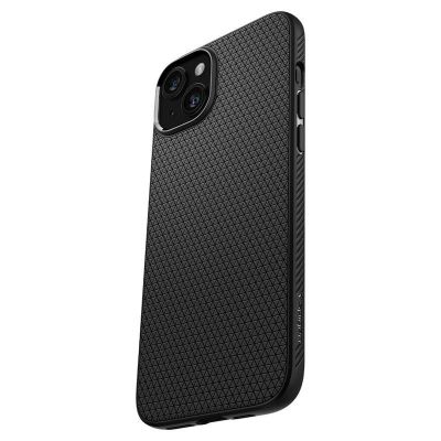 16. Spigen Liquid Air Case for iPhone 15 Plus - Matte Black
