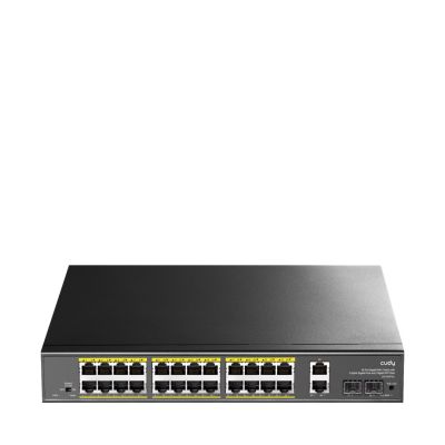Cudy GS1026PS2 Switch Unmanaged Gigabit Ethernet (10/100/1000) PoE Support Black