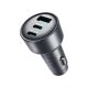 7. Joyroom JR-CCN19 65W 3-in-1 car charger Dark gray