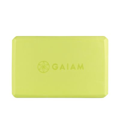 5. Gaiam Teal Tonal Tri 62207 Yoga Block