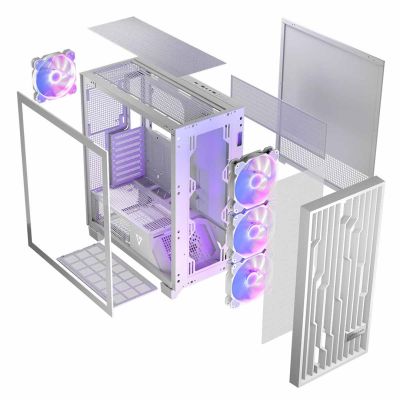14. MODECOM VOLCNO PERUN APEX ARGB MIDI WHITE CASE