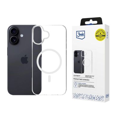 9. 3mk Armor MagCase for iPhone 16 Plus - Transparent