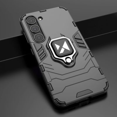 23. Wozinsky Ring Armor case for Samsung Galaxy S23 armored cover magnetic holder ring black
