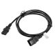 4. Lanberg CA-C13E-11CC-0018-BK extension cable (C13 / IEC C13 / IEC 320 C13 M - C14 F; 1.8m; black)