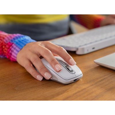 15. Logitech MX Anywhere 3S Pale Grey Mouse