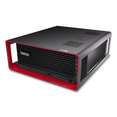8. Lenovo ThinkStation workstation with AMD Ryzen Threadripper PRO 7945WX processor, 64GB DDR5 RDIMM memory, 1000GB hard drive, and English keyboard, no optical drive