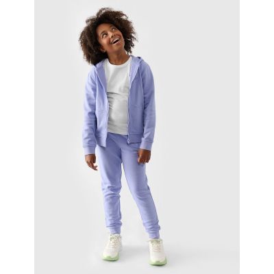 2. Girls' sweatshirt with a hood, 4F Junior 4FJWMM00TSWSF1315-32S