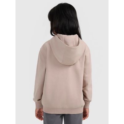 2. Girls' 4F Zip-Up Hoodie 4FJRAW25TSWSF2466-83S