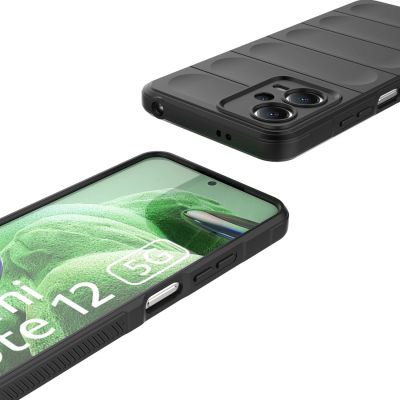 11. Magic Shield Case for Xiaomi Redmi Note 12 5G / Poco X5 5G Flexible Armor Cover Black