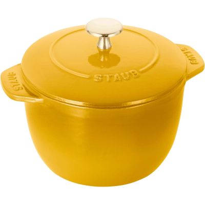STAUB LA COCOTTE Small Round Pot 16 cm, Lemon Yellow