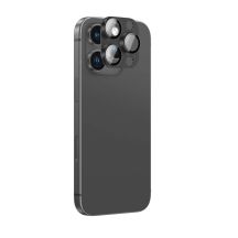 AmazingThing Aviation-Grade Alloy Tempered Glass Lens for iPhone 16 Pro / 16 Pro Max Camera Lens - Black