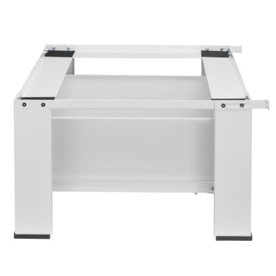 5. Maclean Washer/Dryer Stand with Drawer, Max Load 150kg, White, MC-117 W