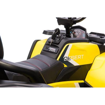 28. BATTERY-POWERED QUAD CAR TRAPPER YELLOW 1033013