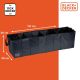 48. ORGANIZER STORAGE BOX 4 COMPARTMENTS FOLDABLE 110X30X30cm BLACK + DECKER