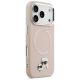 4. Karl Lagerfeld Karl & Choupette Pins MagSafe Case for iPhone 17 Pro Max - Pink