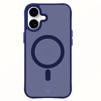 17. 3mk Smoke MagCase for iPhone 16 - Blue-Translucent