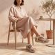 7. Women's white wedge sandals Artiker 58C0013