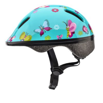 25. METEOR KS06 butterflies children's bike helmet