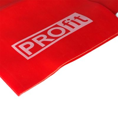 17. Fitness Profit Rubber 120*15*0.55 cm red DK 2227