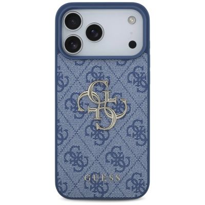 3. Guess 4G Big Logo Case for iPhone 17 Pro Max / 18 Pro Max - Blue