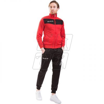 11. Tracksuit Givova Tuta Visa TR018 1210 red/black