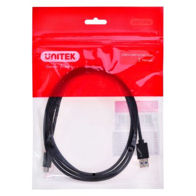 3. UNITEK CABLE USB 3.1 TYPE-A - TYP-C M/M 2M